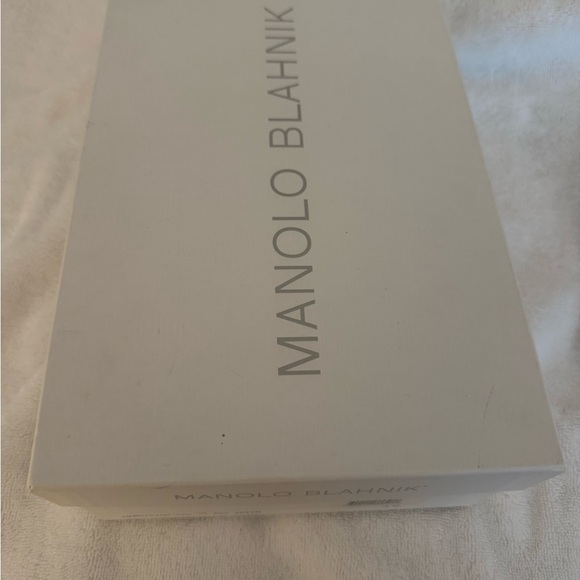 Manolo Blahnik Black Heels with Crystal Embellishment - Picture 13 of 13